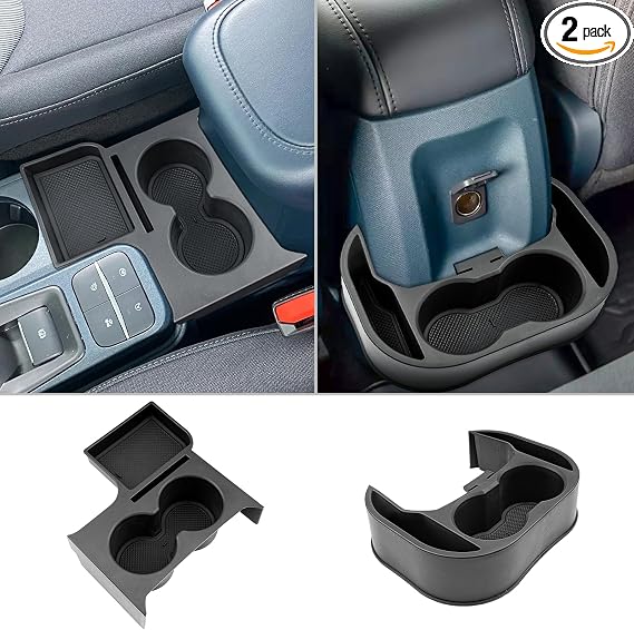 CDEFG 2022-2024 Maverick Car Cup Holder Organizer for Maverick Center Console CupHolders Expander Fit for First Row and 