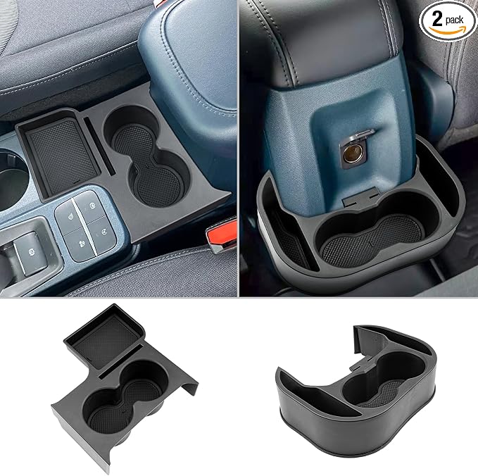 CDEFG 2022-2024 Maverick Car Cup Holder Organizer for Maverick Center Console CupHolders Expander Fit for First Row and 