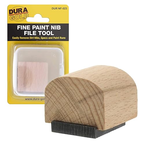 Dura-Gold - Fine Paint Nib File Tool - Fix Paint Imperfections, Shave Off
