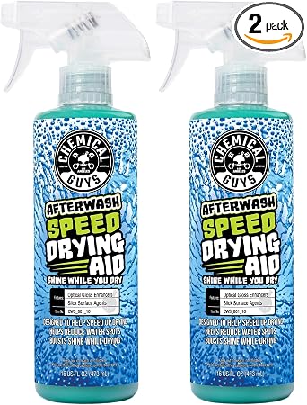Chemical Guys CWS_801_16 After Wash Sprayable Gloss Boosting Car Wash Drying Aid (Helps Reduce Water Spots), 16 fl. Oz (