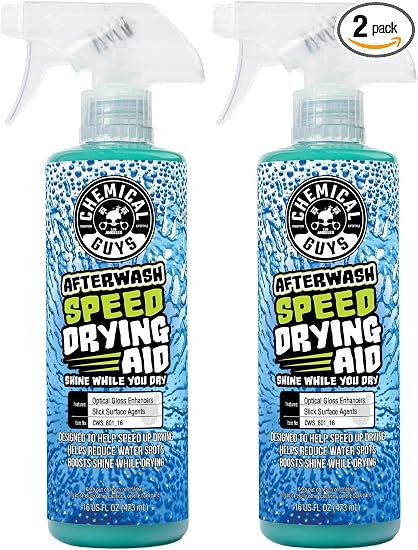 Chemical Guys CWS_801_16 After Wash Sprayable Gloss Boosting Car Wash Drying Aid (Helps Reduce Water Spots), 16 fl. Oz (