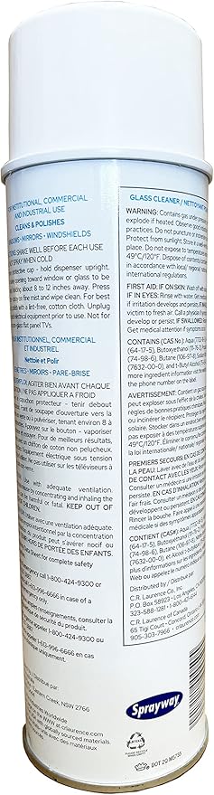 CRL S50 Sprayway Glass Cleaner (19 OZ Can) by CR Laurence