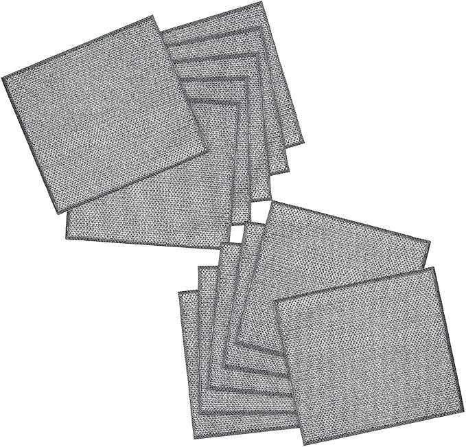 HIC Kitchen Multi-Use Non-Scratch Wire Cleaning Cloths, 2 Sets of 6