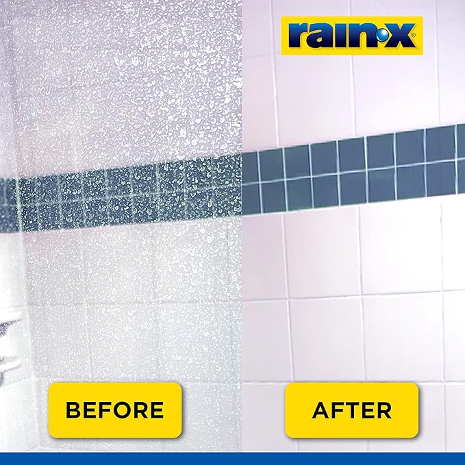 Rain-X 630544 X-Treme Clean Shower Door Cleaner, 12 Fl. Oz, Formulated To Glass Doors - Removes Soap Scum, Dirt, Hard Water Build-up, Calcium, Lime & Rust Stains (Pack of 2)