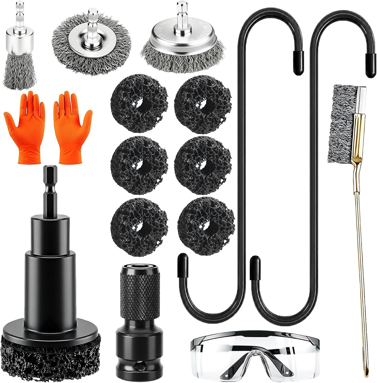 Wheel Hub Cleaning Tool – Rust Removal for Brake Rotors & Stud