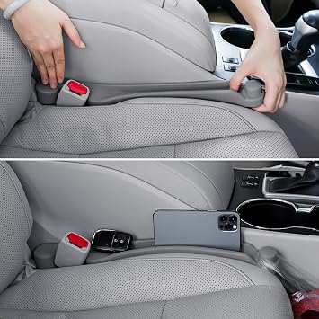 Givifive Car Seat Gap Filler 2Pack 3IN1 Organizer with Storage Slot & Hook