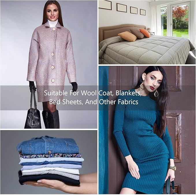 Boao 3 Pcs Cashmere Combs to Remove Pilling Sweater Defuzzer Multi-Fabric Shaver and Cashmere Comb Wool Pilling Remover Pills for De-Pilling Clothing Garments Knits Scarves Wool Coats Pants Care