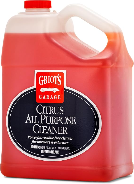 Griot's Garage Citrus All Purpose Cleaner for Car Detailing, Works for Exterior and Interior Surfaces Including Carpet, 