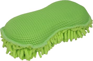 Eurow Detailer’s Preference Microfiber Car Wash Sponge for Auto Detailing, RV, Boat, Motorcycle, Double-Sided with Cheni