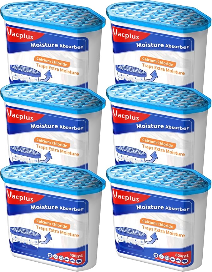 Vacplus Moisture Absorber, 16.0 OZ, Strong Absorption, Fragrance Free