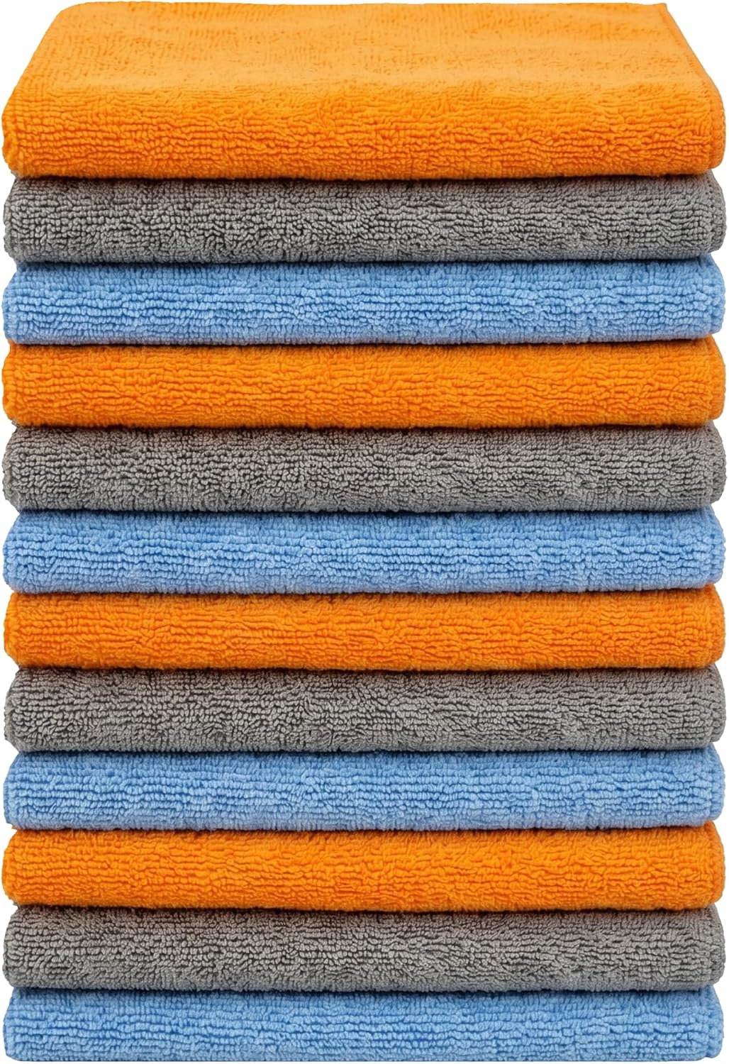 Microfiber Cleaning Cloths, 12 Pack, 40 x 40 cm, 350 GSM