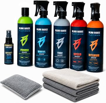 Bling Sauce Essentials 5-Pack Automotive Cleaning & Detailing Kit