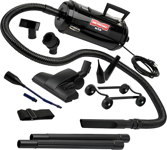 MetroVac Vac N Blo VNB-94BD - 4.0 Peak HP Car Vacuum & Blower, All-Steel Construction, Versatile Automotive Detailing To