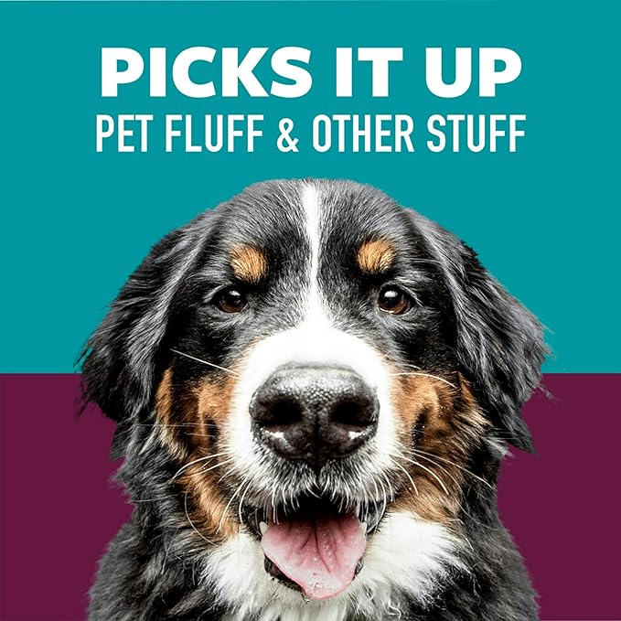 Scotch-Brite Pet Hair Pickup Extra Sticky Lint Roller, Designed for Removing Fur + Fluff on Couches, Clothes, Dog and Cat Beds, & More, 8 Pack, 140 Easy-Tear Adhesive Sheets Total