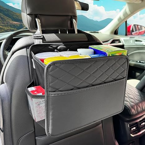 Witaxima Upgraded Extra Large Car Seat Organizer Backseat with 3 Storage Pockets, Multipurpose Car Organizer Hanging Car