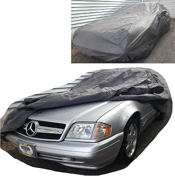 All Weather Waterproof car Cover Good for rain Snow uv Protection dust Compact Coupe Mustang XLR F-Type 370z SL550 GR Su