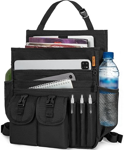 Car Front Seat Organizer with Dedicated Laptop Tablet Storage - Cleanova