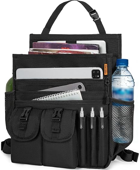 Car Front Seat Organizer with Dedicated Laptop Tablet Storage - Cleanova