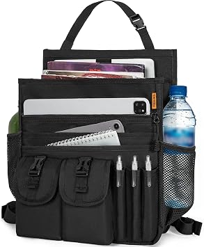Car Front Seat Organizer with Dedicated Laptop Tablet Storage