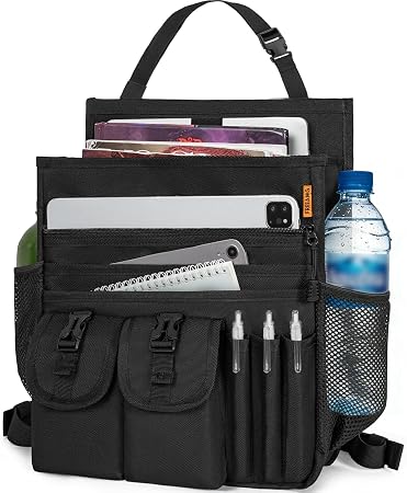 Car Front Seat Organizer with Dedicated Laptop Tablet Storage - Cleanova
