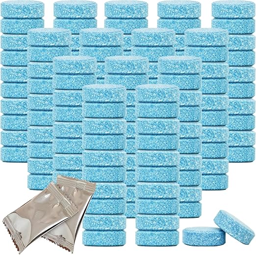Beieverluck 400 Pieces Car Windshield Washer Fluid Concentrated Tablets Solid Windshield Effervescent Wiper Tablet for C