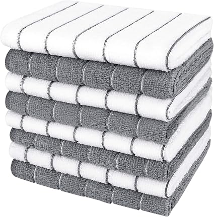 AIDEA Kitchen Towels, Absorbent Dish Cloth for Kitchen, Soft Dish Towels for Home, Multi-Purpose Cloths for Household Cl