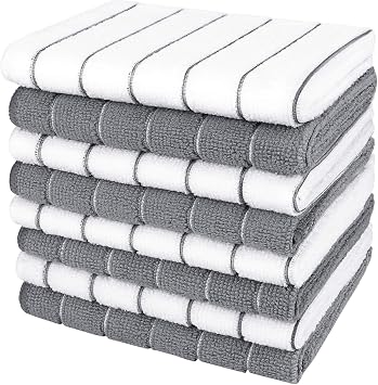 AIDEA Kitchen Towels, Absorbent Dish Cloth for Kitchen, Soft Dish Towels for Home, Multi-Purpose Cloths for Household Cl
