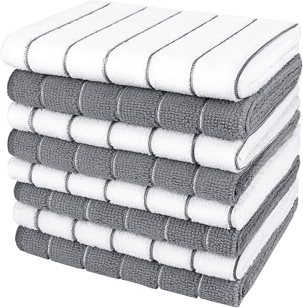 AIDEA Kitchen Towels, Absorbent Dish Cloth for Kitchen, Soft Dish Towels for Home, Multi-Purpose Cloths for Household Cl