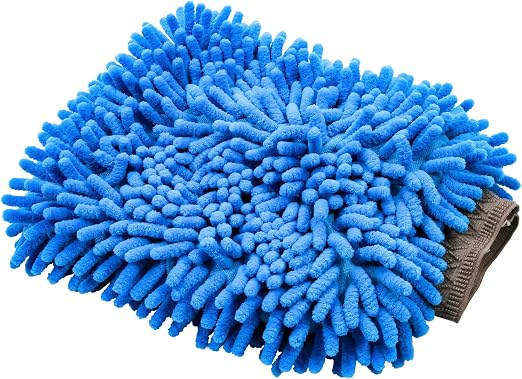 Camco Large Ultra-Absorbent Microfiber Wash Mitt, Perfect for Cleaning and Drying Cars, RVs, Boats, Motorycles and Truck