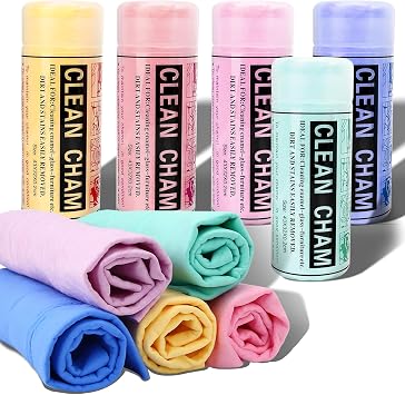 5 Pcs 13 X 17 Inches Quick Dry Towel Strong Absorbent Towel for Car Drying Five Colors Reusable Car Drying Towel Quick D