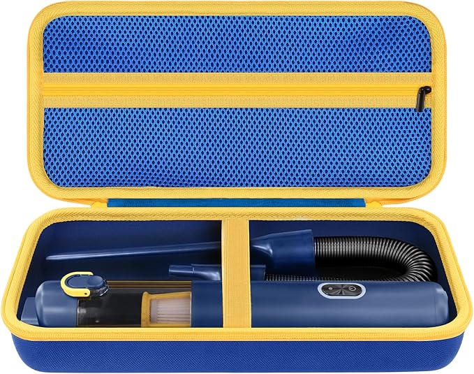 Aenllosi for Fanttik V8 Apex/Slim V8 Mate/V10 Apex/Slim V10 Mate Car Vacuum Hard Case, Fanttik Cordless V8/V10 Car Vacuum Organizer, Blue (Case Only)