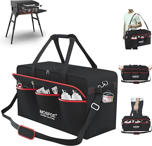 22 Inch Griddle Carry Bag for Blackstone 22 Inch Table Top Griddle with Grill Cover and Stand, Fits Blackstone 22" Grill