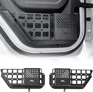 JOYTUTUS Rear Door Pocket Storage Box Compatible with 2018-2023 Wranlger JL Gladiator JT, Door Net Replacement Side Inse