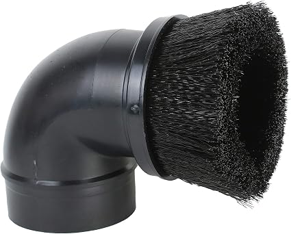 2.5" Dust Brush Attachment Compatible with Shop Vac, Craftsman, and more Wet Dry Vacuum Cleaner Accessory with Nylon Bri