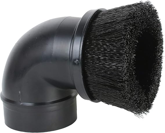 2.5" Dust Brush Attachment Compatible with Shop Vac, Craftsman, and more Wet Dry Vacuum Cleaner Accessory with Nylon Bri
