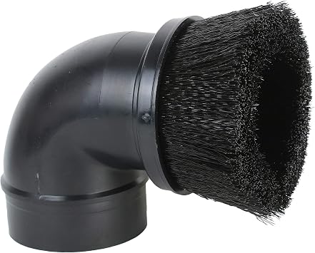 2.5" Dust Brush Attachment Compatible with Shop Vac, Craftsman, and more Wet Dry Vacuum Cleaner Accessory with Nylon Bri