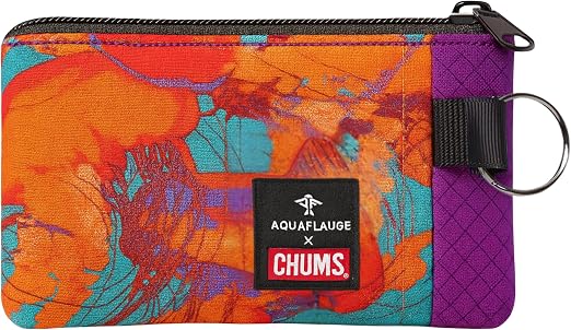 Chums Surfshorts Wallet - Minimalist Keychain Wallet for Men