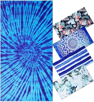 Genovega Oversized Terry Beach Towel 36 x 72 in Soft Extra Large XL Big Pool Towels Adults Clearance Blanket Travel Esse