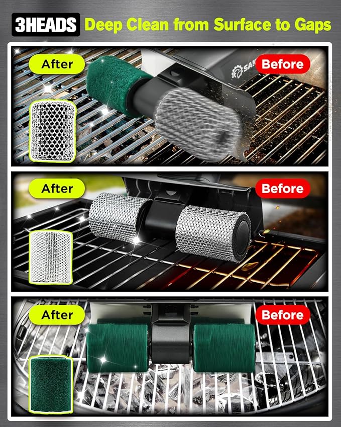 Saker Cleaning Brush for Electric Grill Brush