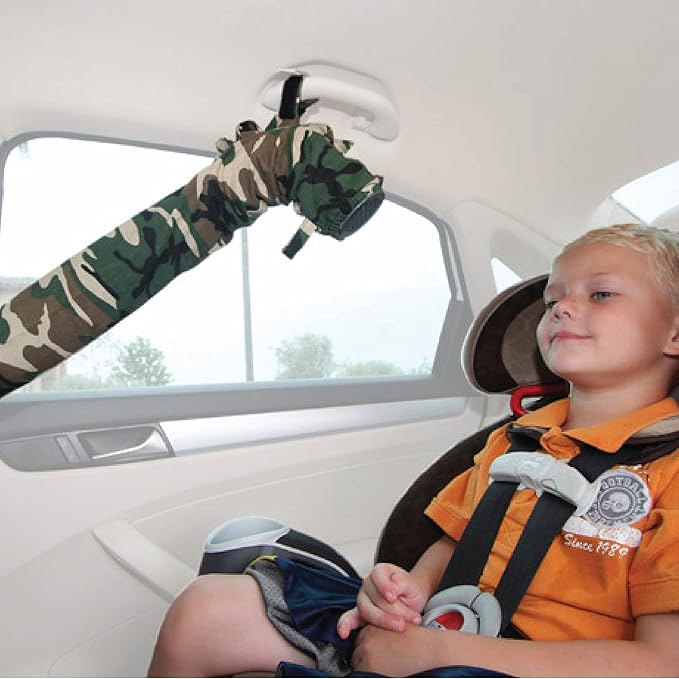 NOGGLE The, 10ft - Kid's Personal Air Conditioning System, Made in USA, Directs Cool Air to Children in The Backseat - Air Conditioning Vent Hose for Vehicles, Making The Back Seat Cool Again - Black