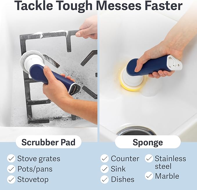 Casabella Power Spin Handheld Scrubber