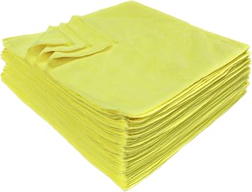 Eurow Detailer’s Preference 350 GSM Microfiber Cleaning Towels, Ultra Soft, Streak-Free, Lint-Free, Chemical-Free Detail