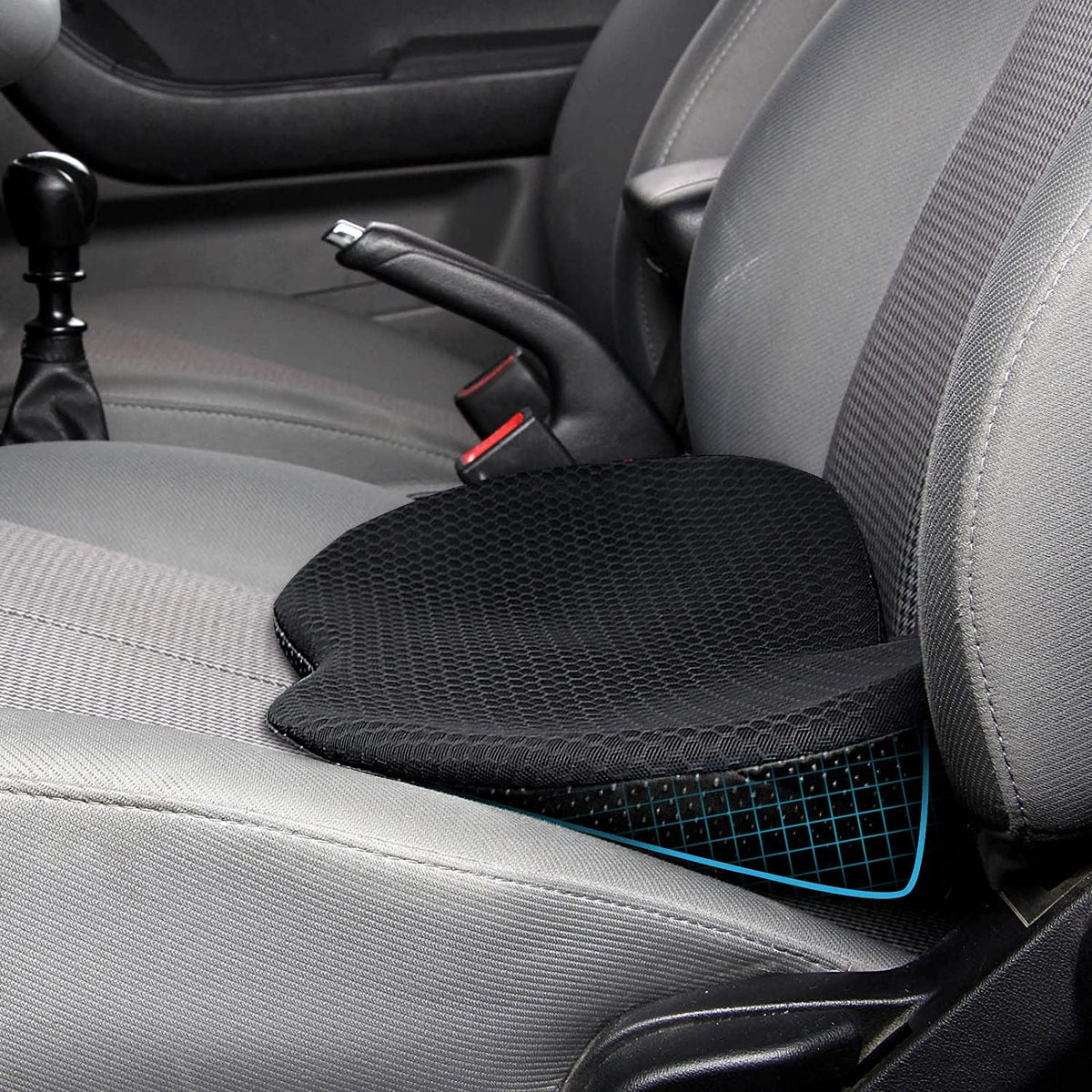 Car Seat Cushion, Comfortable Wedge Seat Cushions for Long Driving