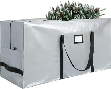 Large Christmas Tree Storage Bag Heavy Duty 9 Ft (Gray)