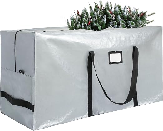 Large Christmas Tree Storage Bag Heavy Duty 9 Ft (Gray)
