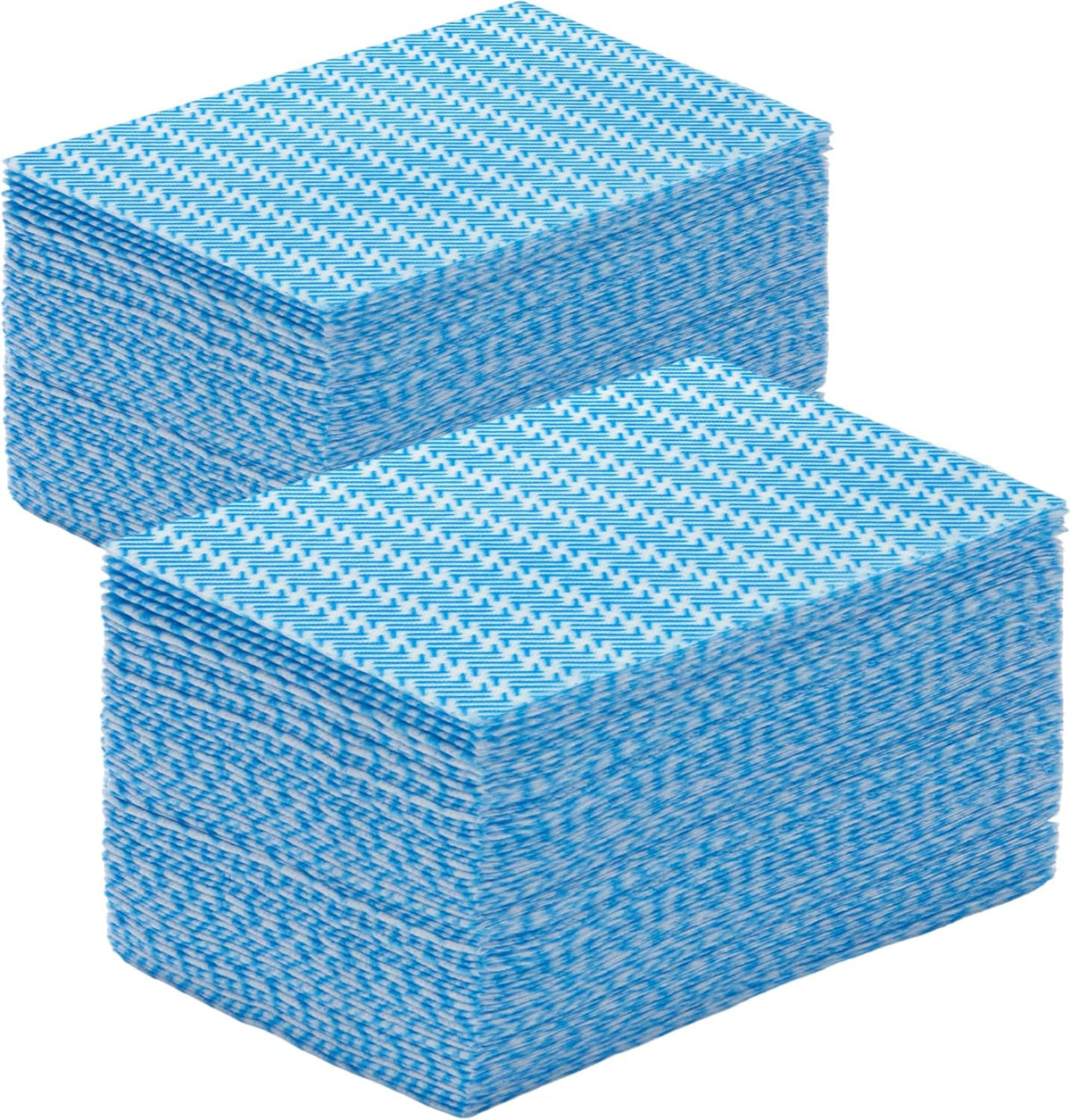 Reusable Cleaning Cloths Handi Wipes Reusable Cloths Disposabel Dish Towels Dry Handy Wipes Big Durable Absoebent and Dry Quickly 100 Count, Blue