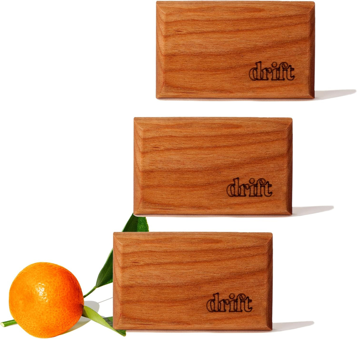 Car Air Freshener - The Original Wood Air Freshener - Car Odor Eliminator - Long Lasting Scent - Essential Oils - Clean Ingredients - Grove Scent 3 Pack Refill - NO CLIP INCLUDED
