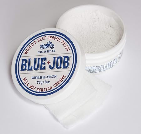 Blue-Job® Chrome Polish - Perfect for Your Motorcycle! One Polish for All Your Needs