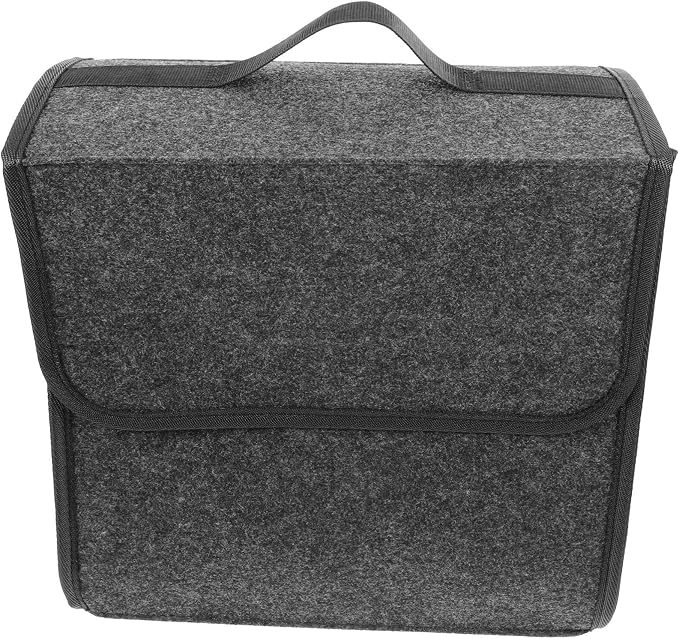 GALPADA Car Trunk Organizer Portable Vehicle Storage Bin for Efficient Organization Material Space-saving Design for Car