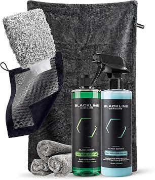 Blackline Clay Towel Kit Full Experience - Shampoo, Mitt, Towels & More